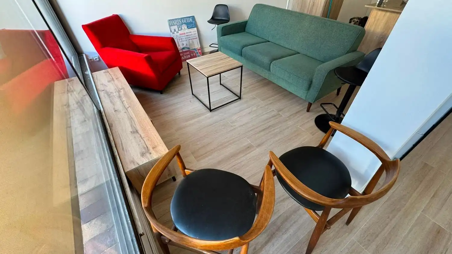 Living room of Flat for rent in Barcelona  with Air Conditioner and Terrace