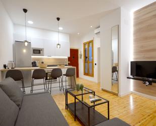 Living room of Flat to rent in  Madrid Capital  with Air Conditioner, Heating and Terrace