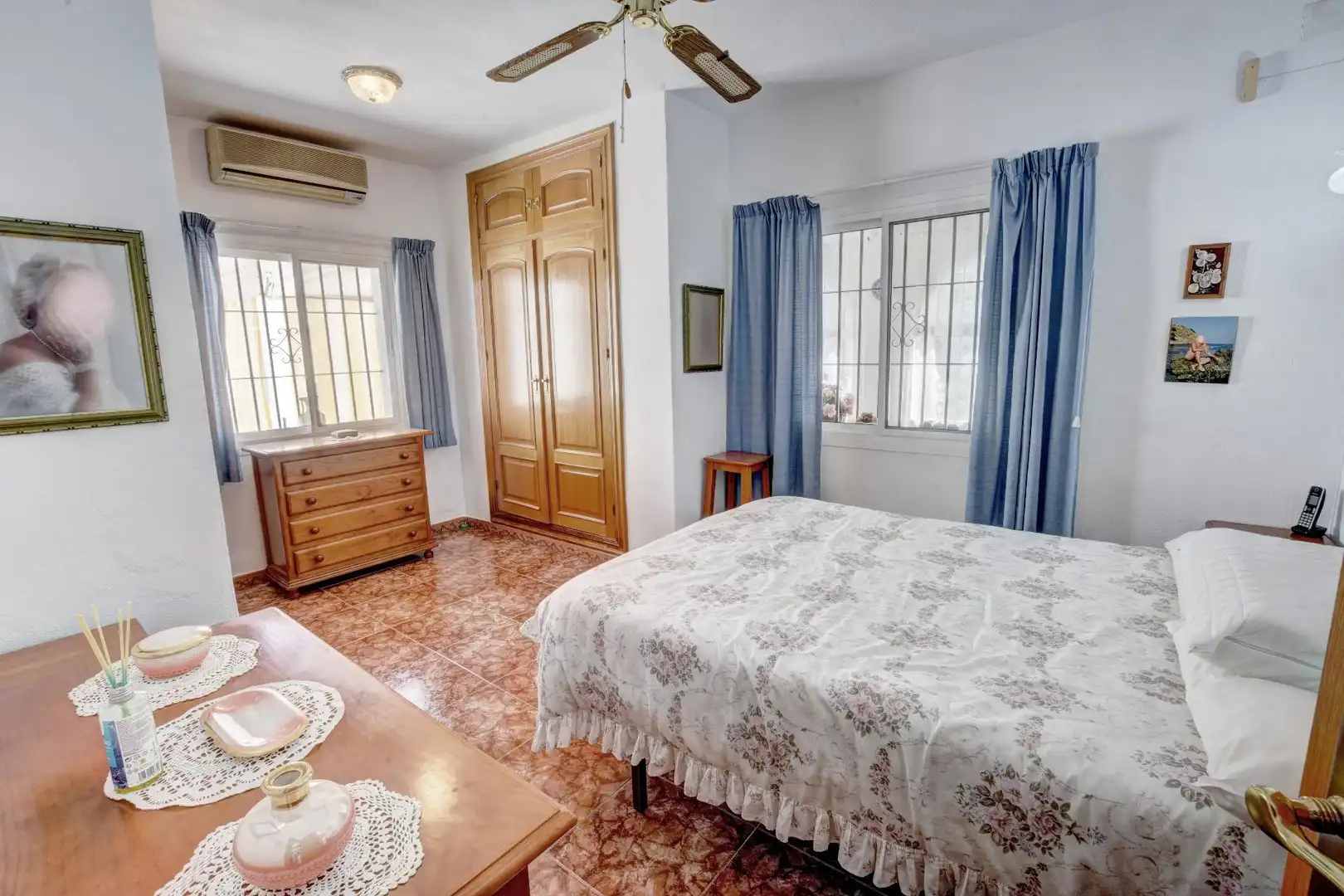 Bedroom of Detached homes for sale in Benalmádena  with Air Conditioner, Heating and Terrace