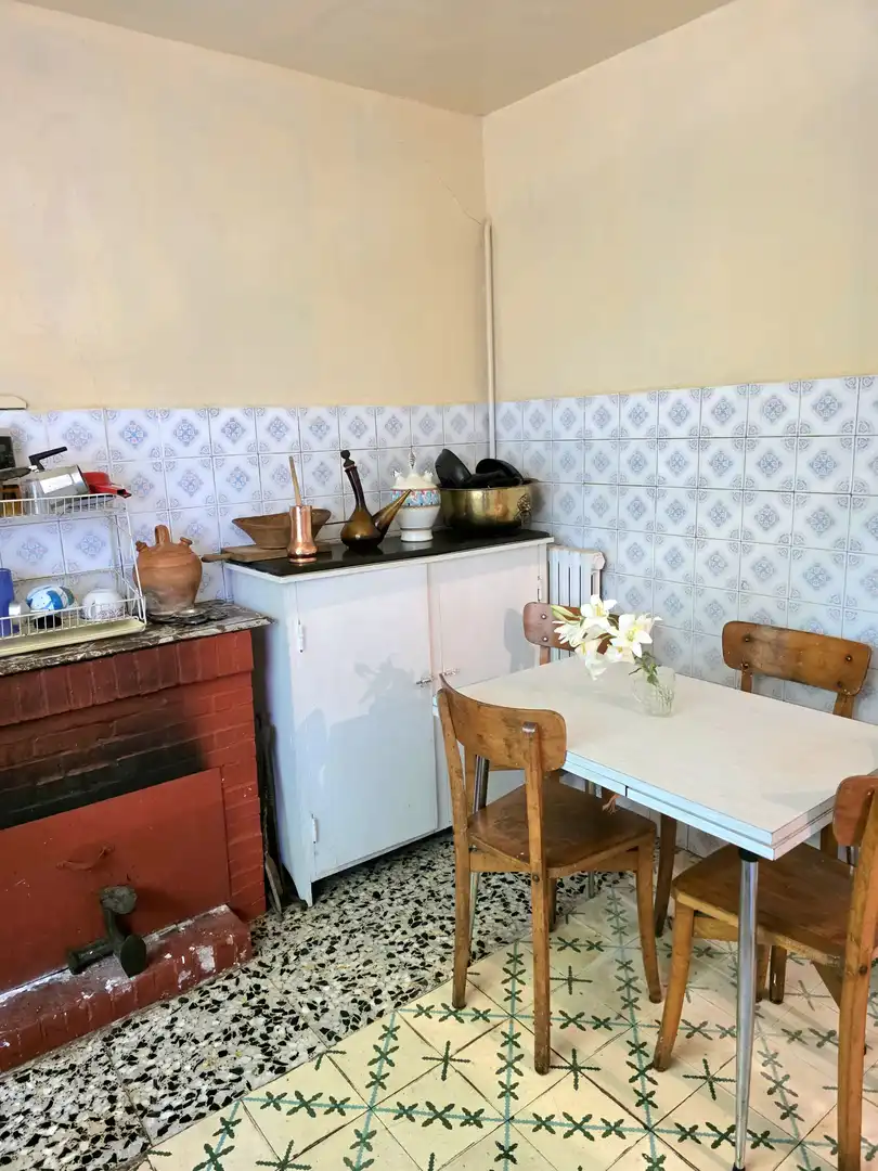 Cuina de Casa o xalet en venda en Cervera de Pisuerga amb Calefacció i Jardí privat