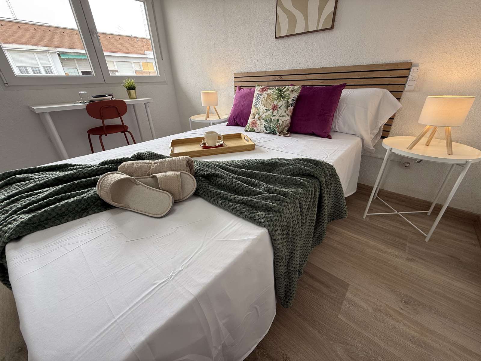 Bedroom of Flat to share in Alcorcón  with Air Conditioner and Terrace