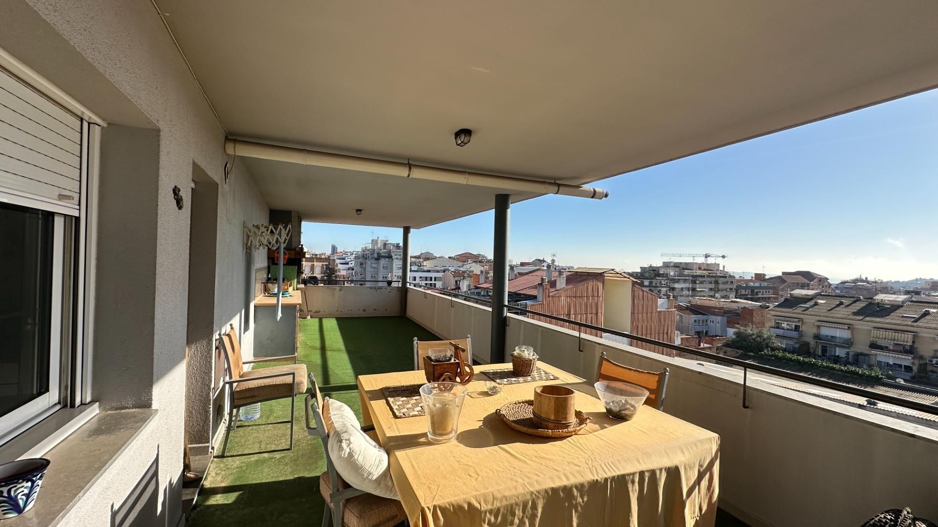 Terrace of Flat for sale in Terrassa  with Heating, Terrace and Balcony