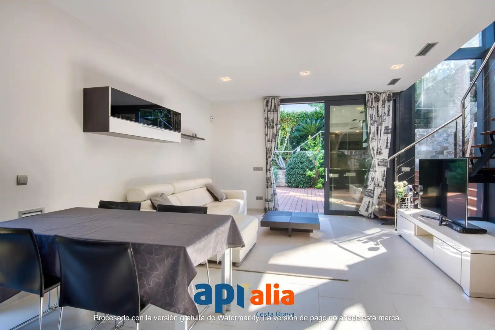 Jardín de Casa o chalet en venta en Blanes con Aire acondicionado, Calefacción y Jardín privado