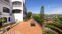 Exterior view of House or chalet for sale in Castelldefels  with Air Conditioner, Heating and Private garden