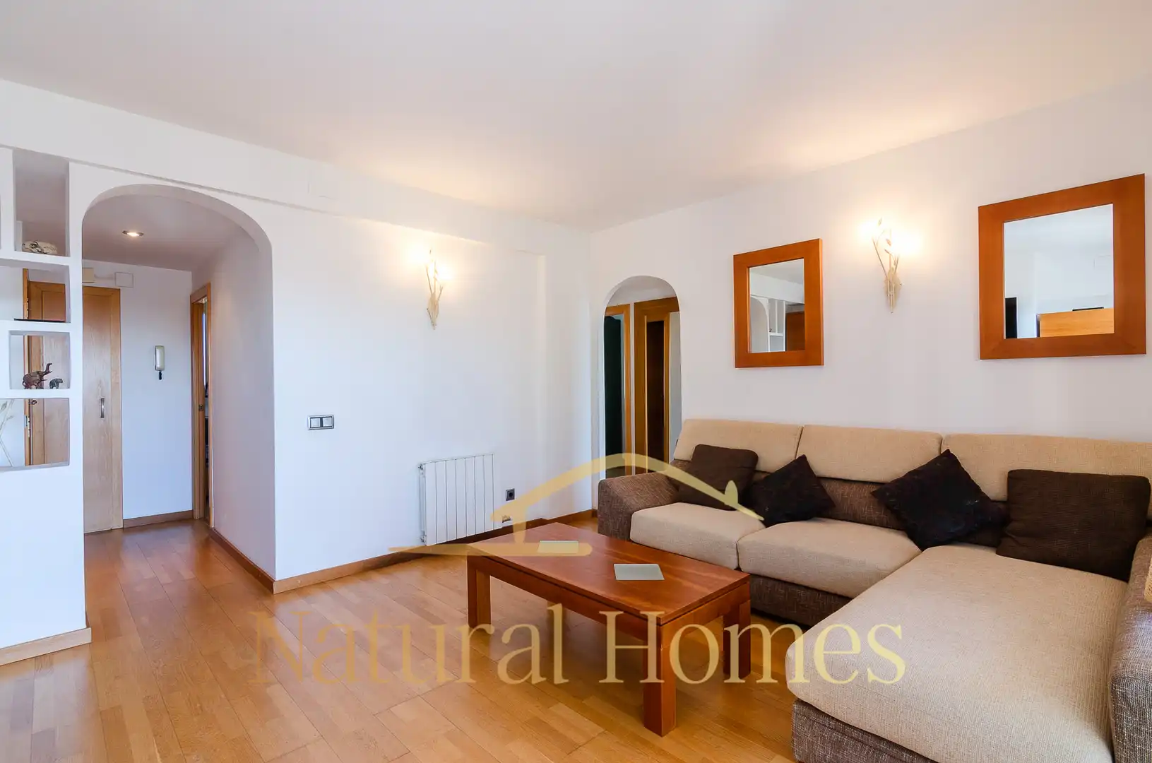 Sala d'estar de Apartament en venda en Sant Vicenç de Montalt amb Calefacció, Terrassa i Traster