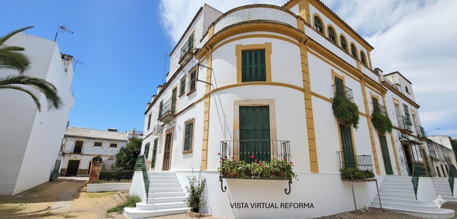 Vista exterior de Casa adosada en venda en La Algaba