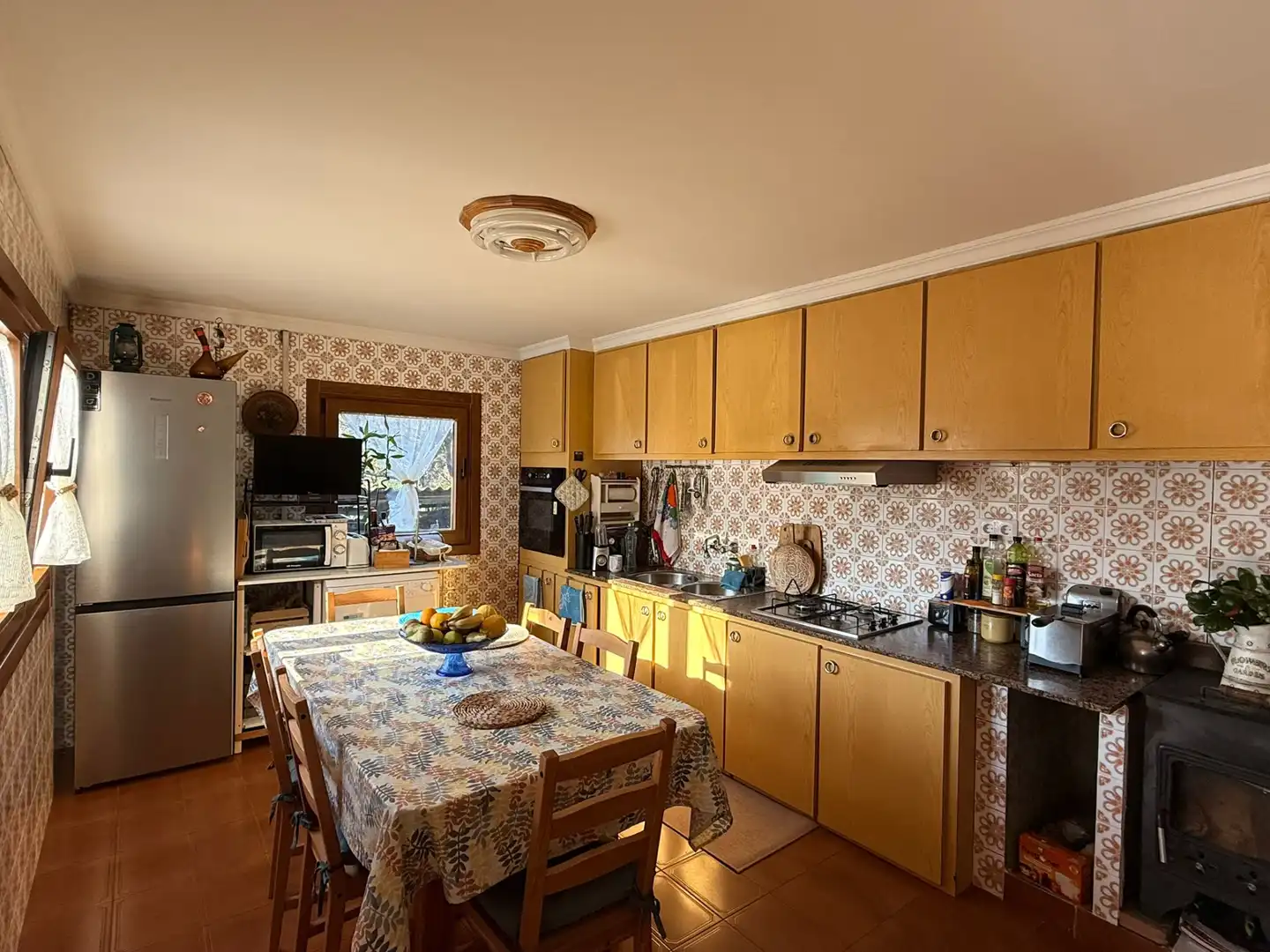 Kitchen of Houses for rent in Ferrol  with Private garden, Terrace and Furnished