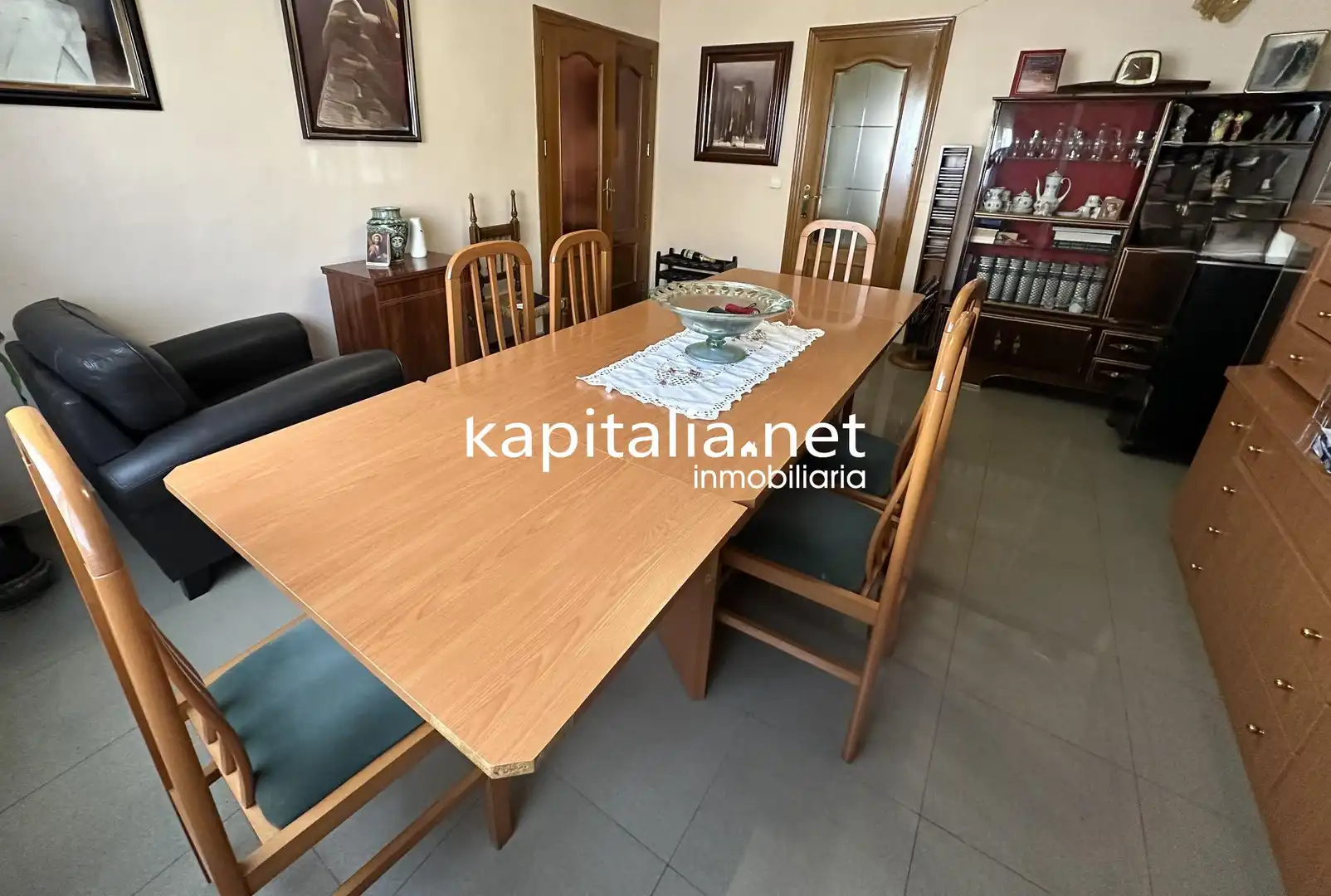 Comedor de Casa adosada en venta en Benissuera con Jardín privado, Terraza y Trastero