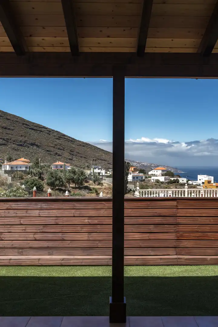 Vista exterior de Casa o chalet en venta en Candelaria con Aire acondicionado, Jardín privado y Parquet