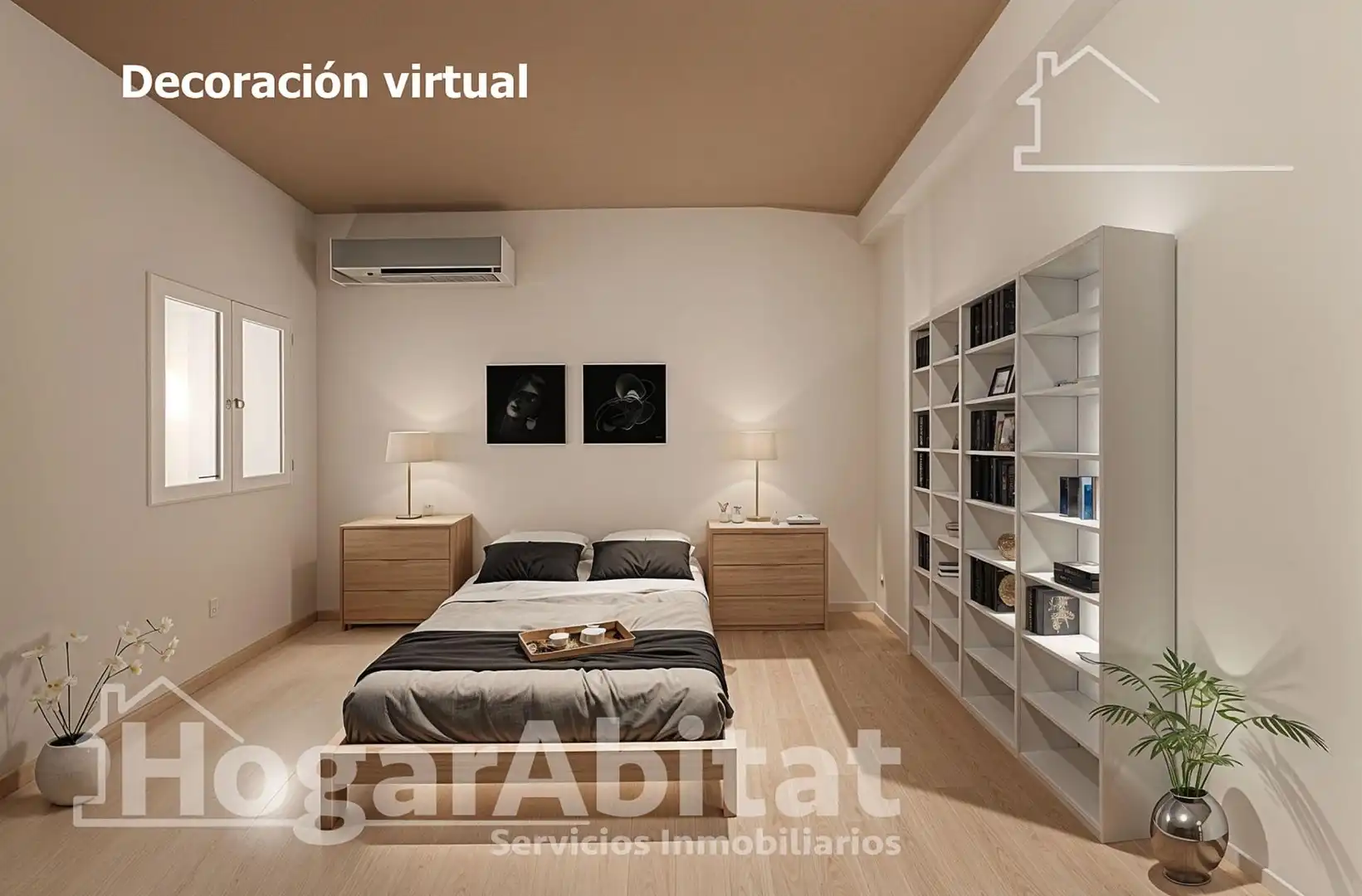 Schlafzimmer von Wohnung zum Verkauf in Gandia mit Klimaanlage, Heizung und Balkon