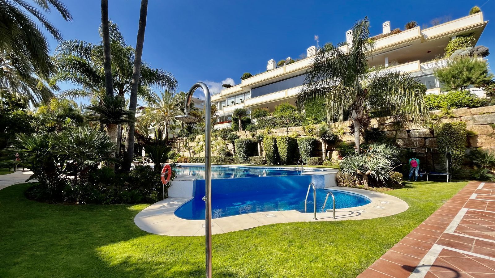 Garden of Apartment for sale in Marbella  with Air Conditioner, Private garden and Terrace