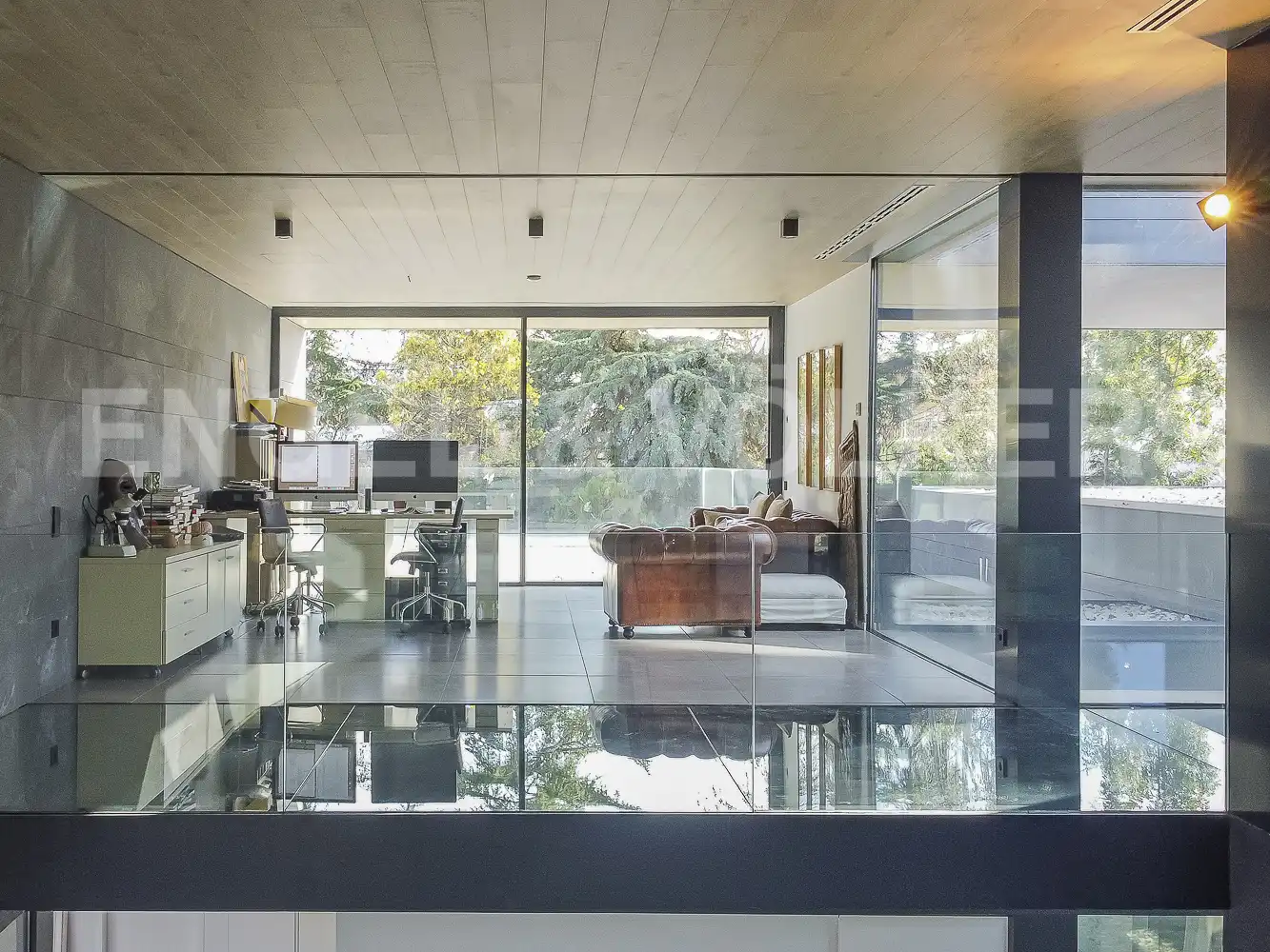 Sala d'estar de Casa o xalet de lloguer en Sant Cugat del Vallès amb Aire condicionat, Calefacció i Jardí privat
