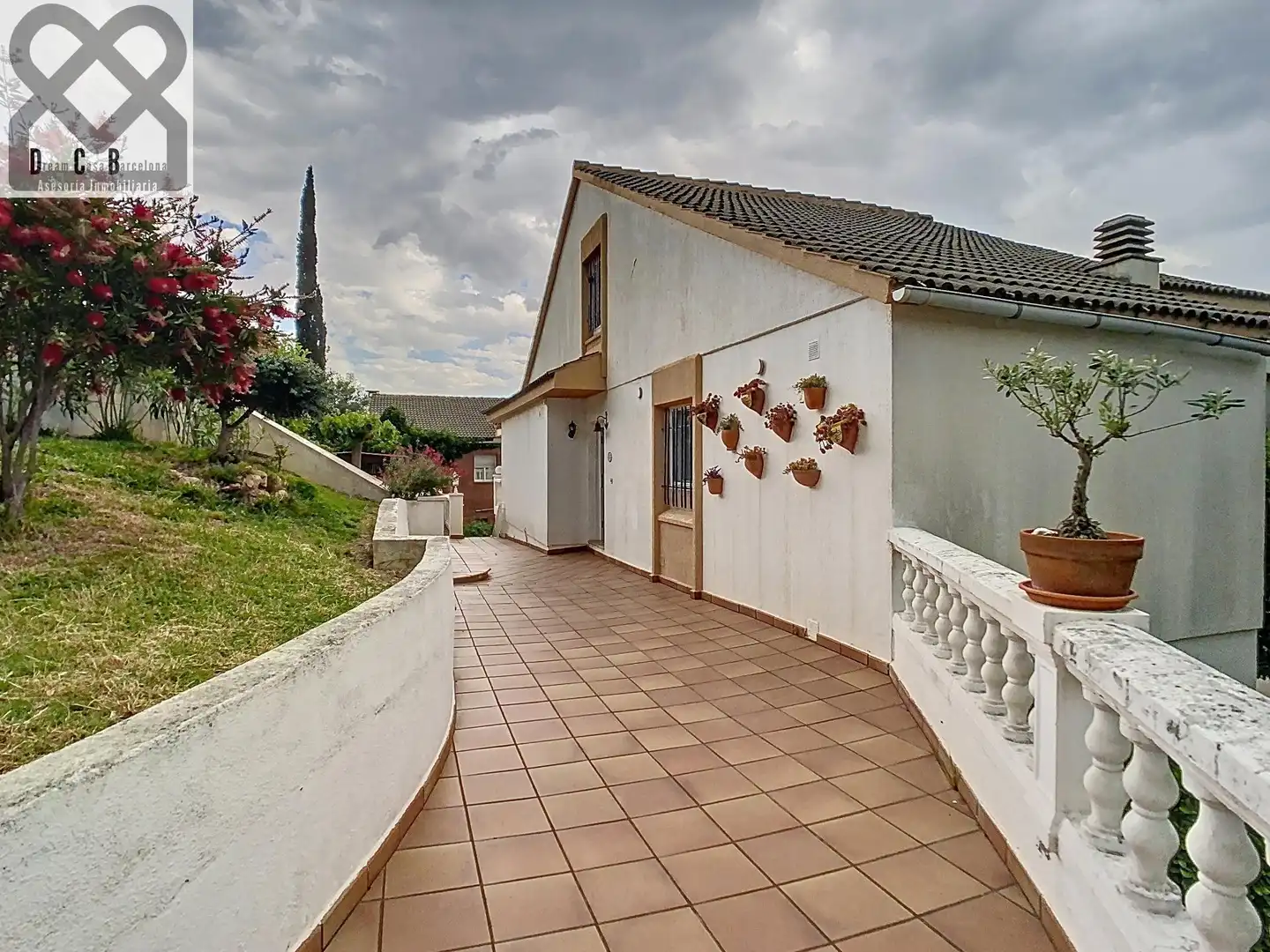 Vista exterior de Casa o xalet en venda en Caldes de Montbui amb Aire condicionat, Calefacció i Jardí privat