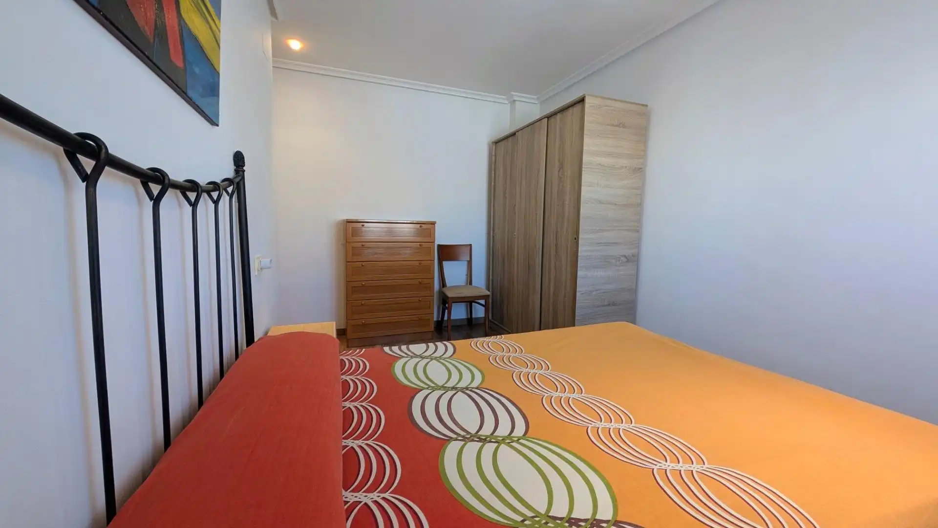Bedroom of Flat for rent in Elche / Elx  with Air Conditioner, Terrace and Furnished