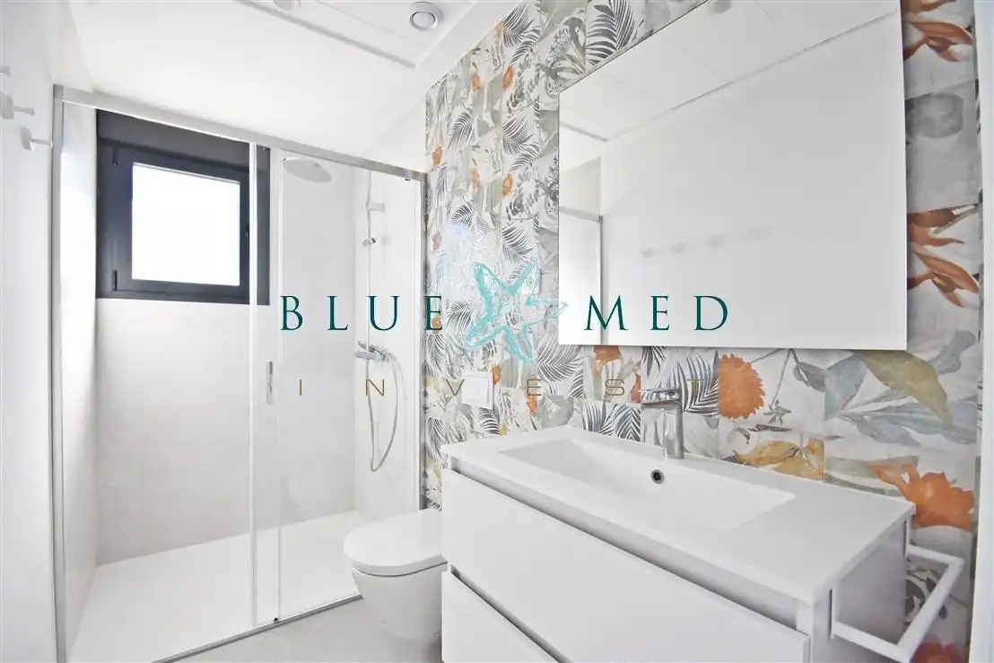 Baño de Casa o chalet en venta en Mazarrón con Aire acondicionado, Calefacción y Jardín privado