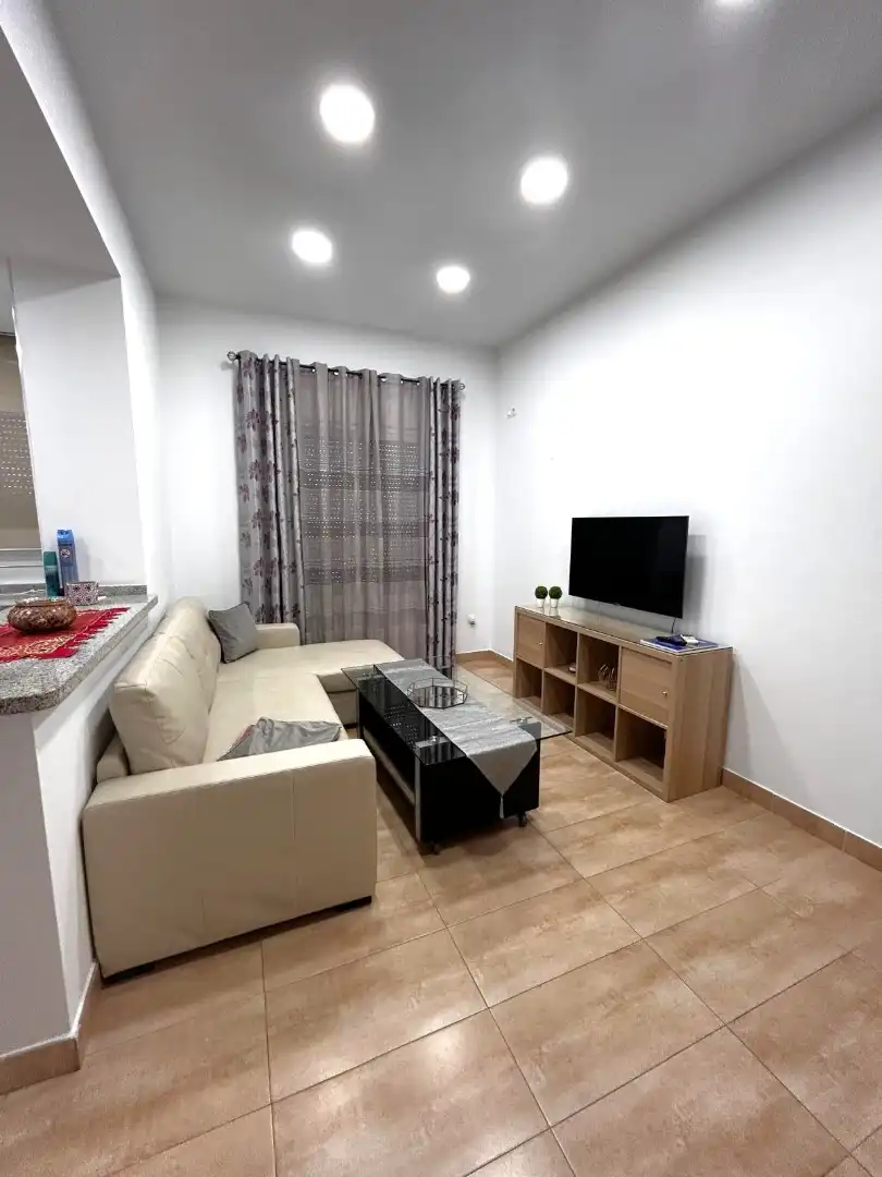 Wohnzimmer von Einfamilien-Reihenhaus zur Miete in Alhaurín El Grande mit Klimaanlage, Terrasse und Abstellraum