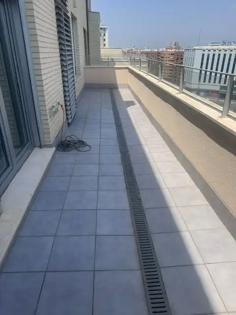 Terrace of Attic for rent in Valencia  with Air Conditioner, Terrace and Oven