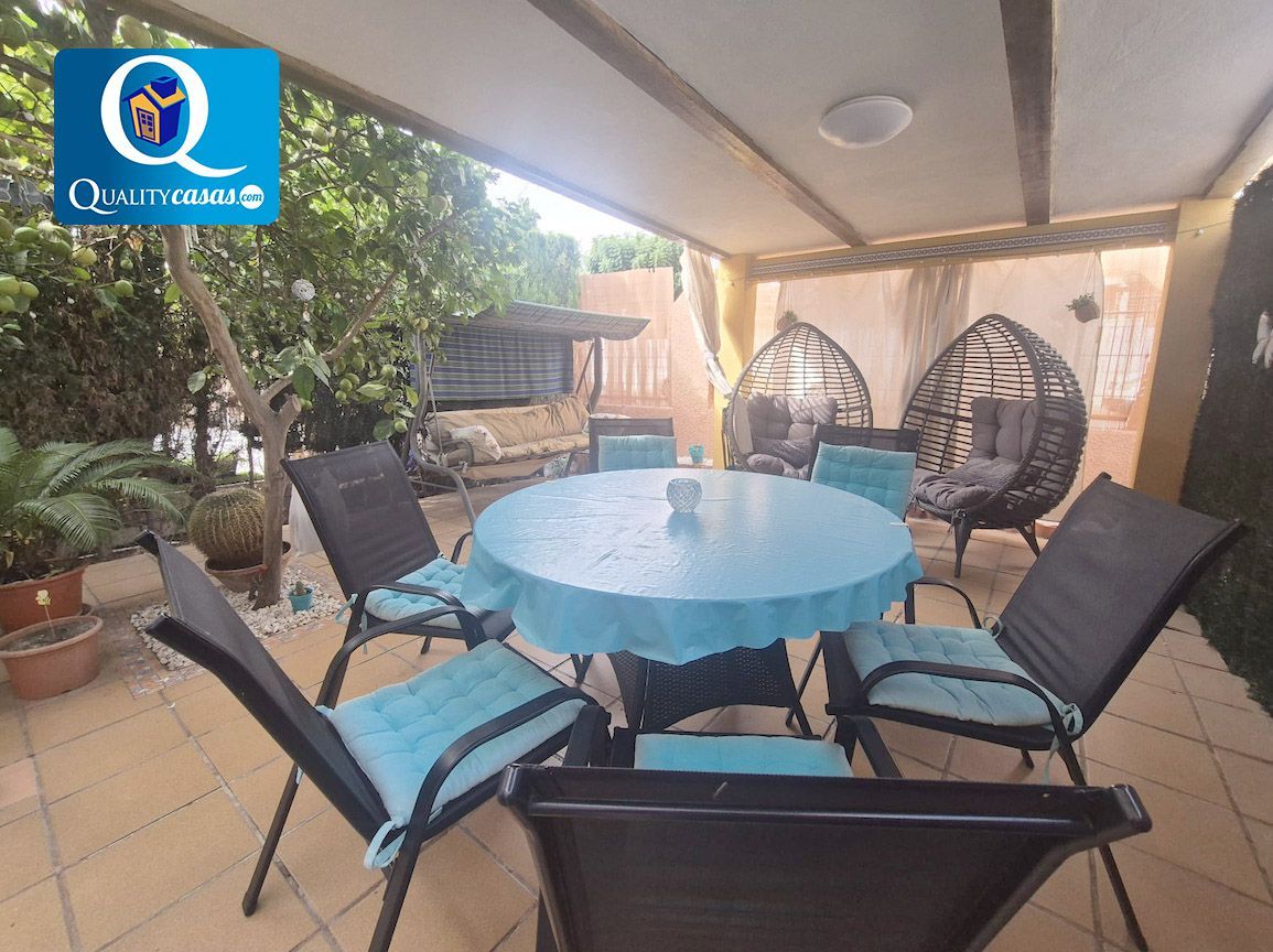 Terraza de Casa o chalet en venta en Sant Joan d'Alacant con Aire acondicionado, Terraza y Piscina comunitaria