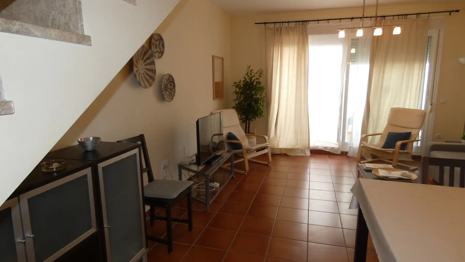 Sala de estar de Casa adosada en venta en Alcalà de Xivert con Aire acondicionado, Terraza y Amueblado