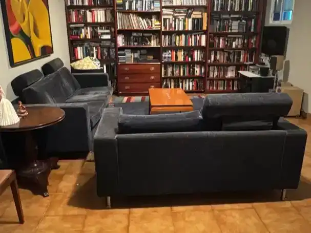 Wohnzimmer von Wohnung zur Miete in Pozuelo de Alarcón mit Klimaanlage, Privatgarten und Parkett