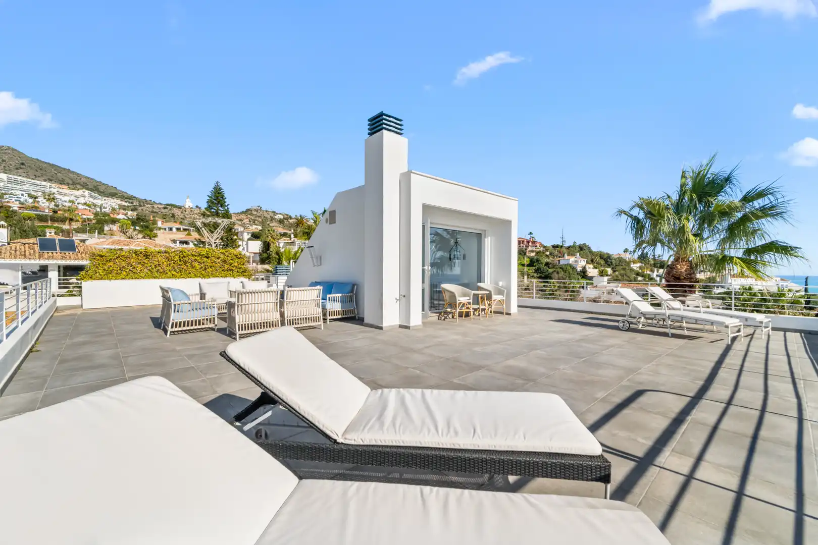 Terrassa de Casa o xalet en venda en Benalmádena amb Aire condicionat, Calefacció i Jardí privat