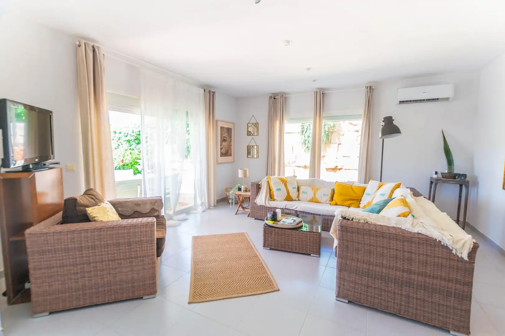 Living room of Ground floor for sale in Felanitx  with Heating, Private garden and Terrace