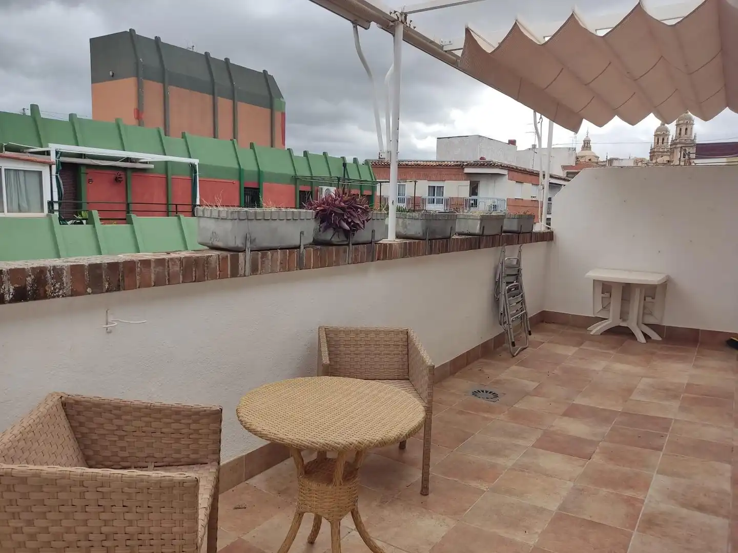 Terrasse von Dachboden zur Miete in Jaén mit Klimaanlage, Heizung und Terrasse
