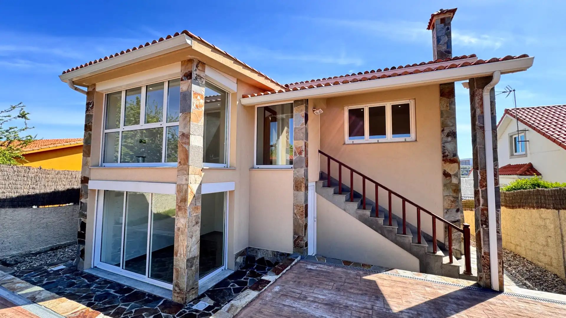 Exterior view of Houses for sale in Arteixo  with Heating, Private garden and Terrace
