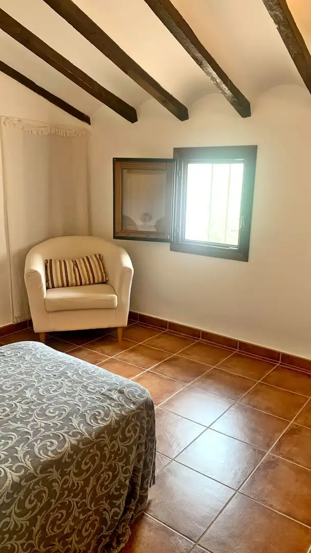 Sala d'estar de Finca rústica en venda en Benissa amb Aire condicionat, Calefacció i Jardí privat