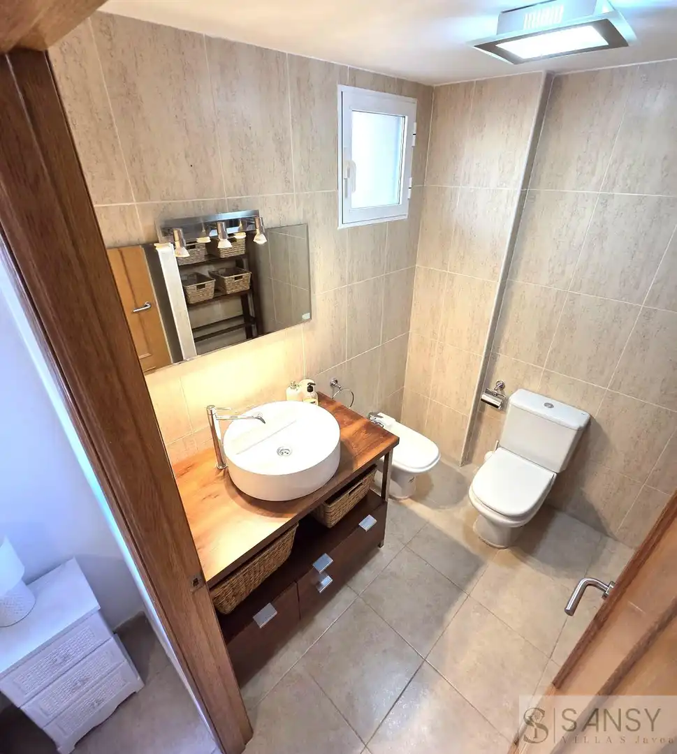 Baño de Dúplex de alquiler en Jávea / Xàbia con Aire acondicionado, Calefacción y Terraza