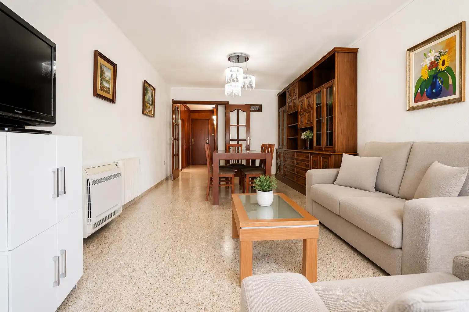 Sala de estar de Piso en venta en Reus con Aire acondicionado, Calefacción y Terraza