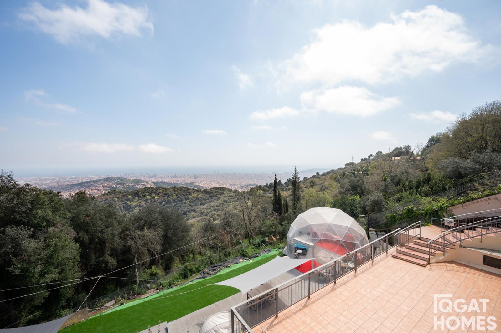 Terrassa de Casa o xalet en venda en  Barcelona Capital amb Aire condicionat, Calefacció i Jardí privat