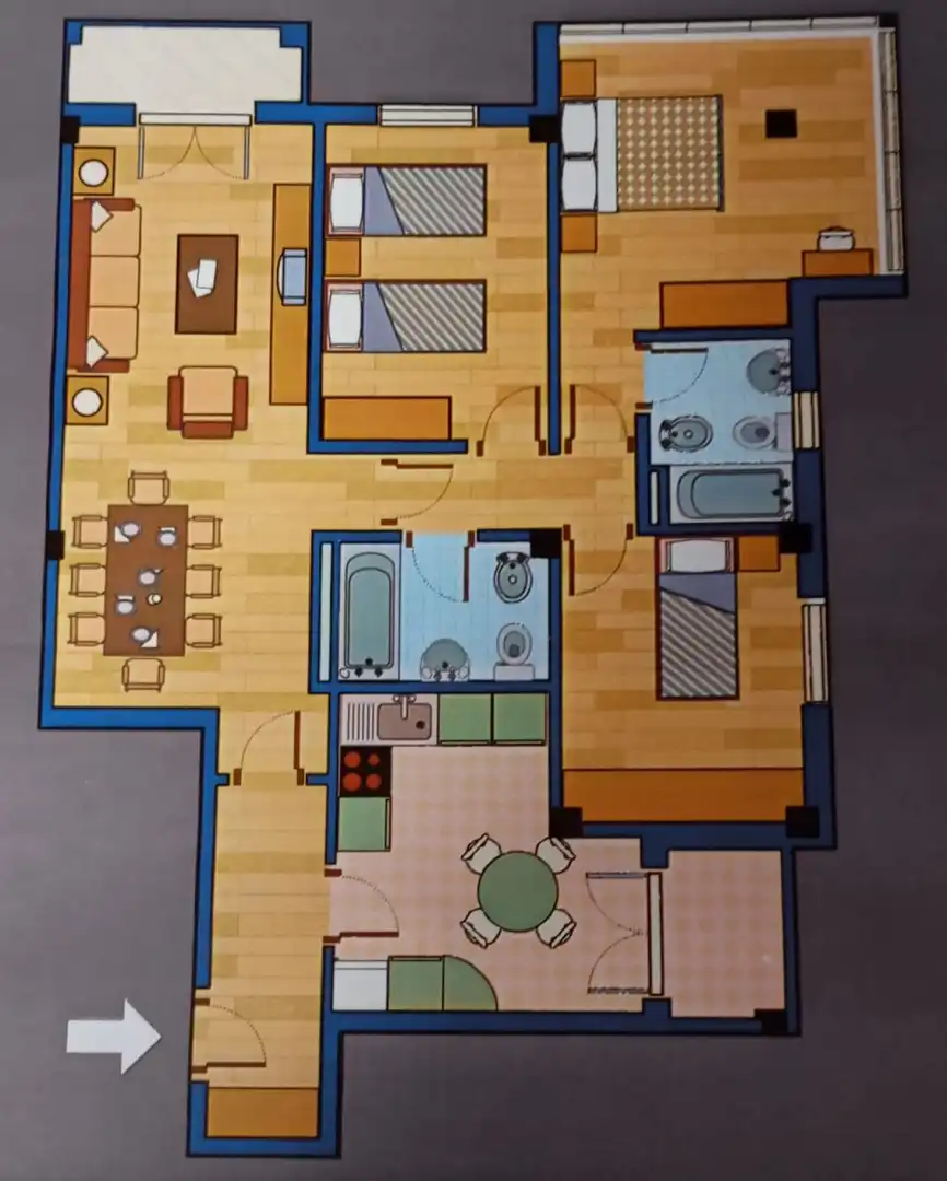 Piso en venta en Cartes con Calefacción, Parquet y Terraza