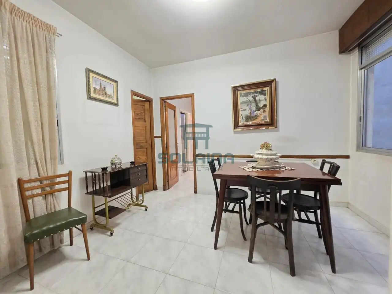 Dining room of Flat for sale in Ourense Capital   with Heating, Storage room and Furnished
