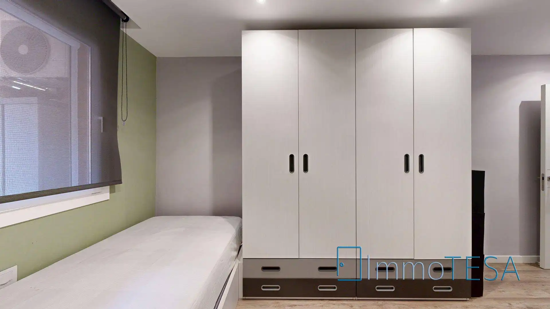 Bedroom of Flat for sale in Sabadell  with Air Conditioner, Heating and Parquet flooring