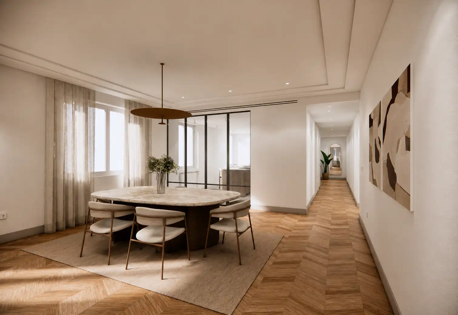 Dining room of Flat for sale in Madrid  with Heating and Terrace