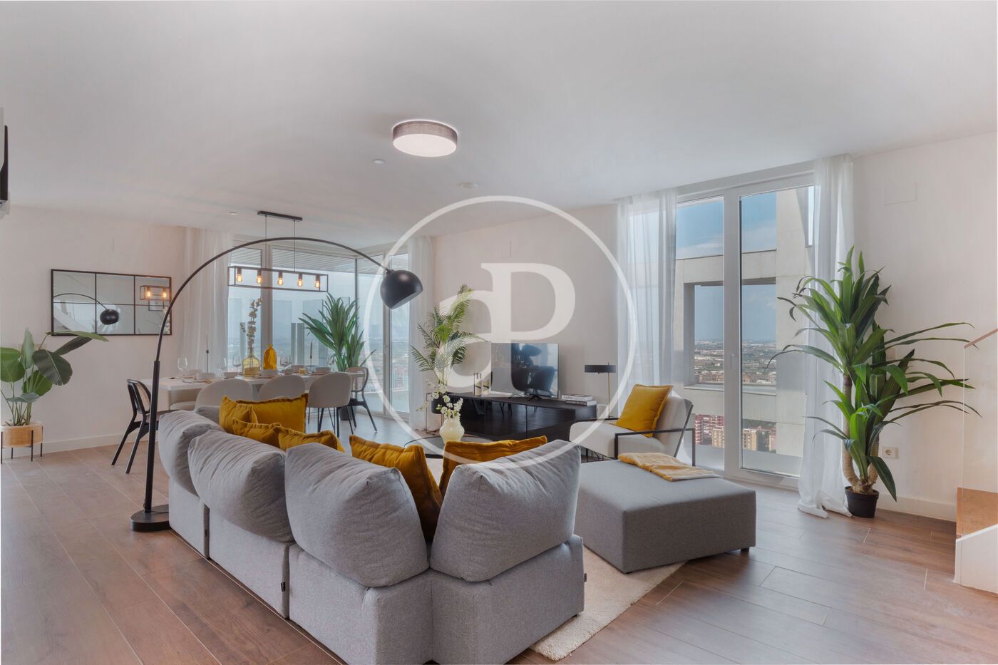 Living room of Flat for sale in Canals  with Air Conditioner, Heating and Private garden