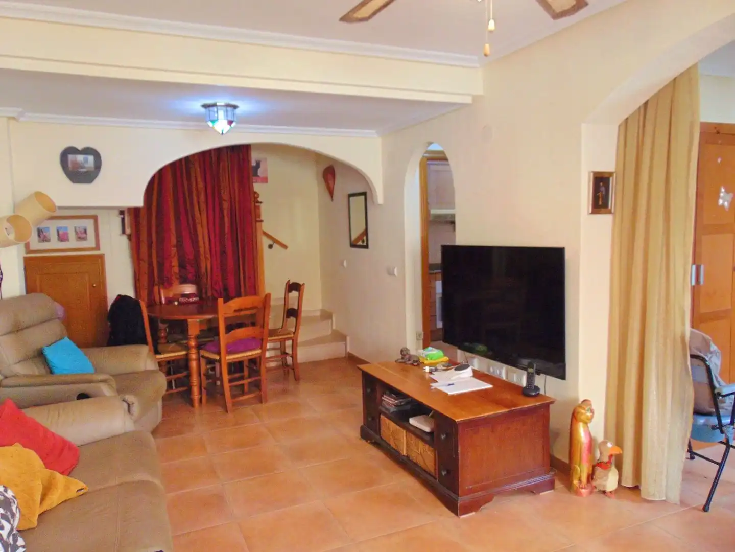 Sala de estar de Casa adosada en venta en El Mojón