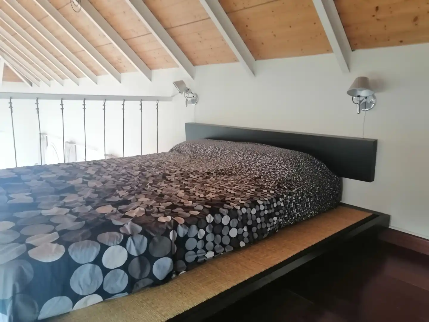 Schlafzimmer von Loft zur Miete in Sevilla mit Klimaanlage, Heizung und Terrasse