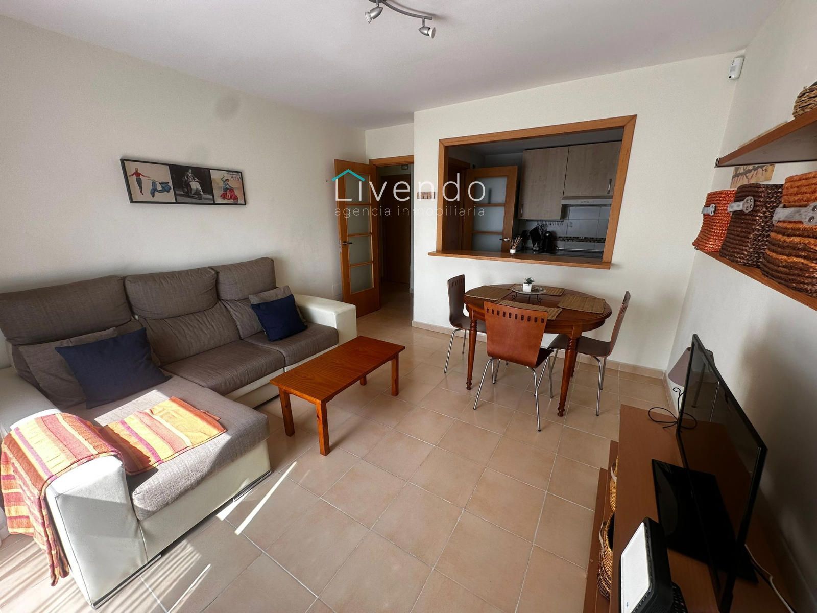 Living room of Flat for sale in Conil de la Frontera  with Air Conditioner, Storage room and Furnished
