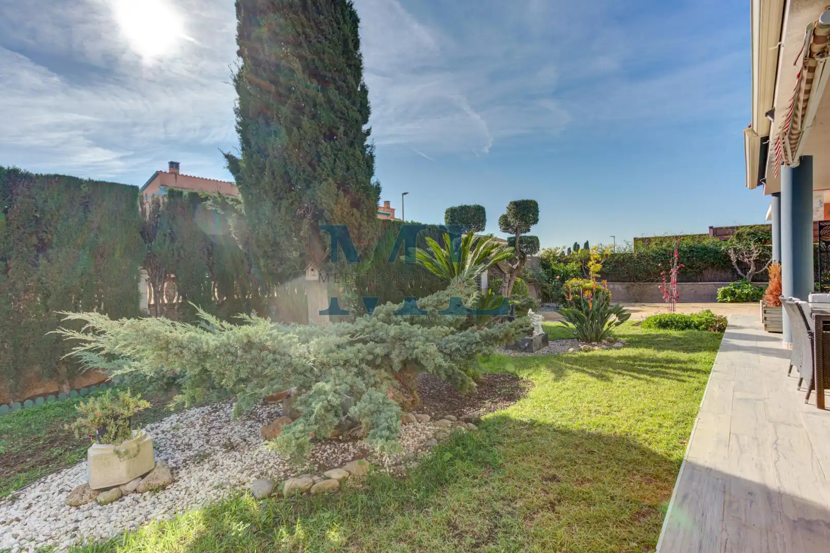 Jardí de Casa o xalet en venda en Cubelles amb Calefacció i Piscina