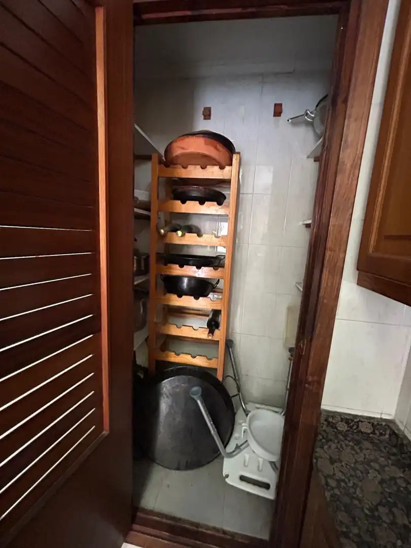 Kitchen of Flat for sale in Valencia  with Air Conditioner, Terrace and Balcony