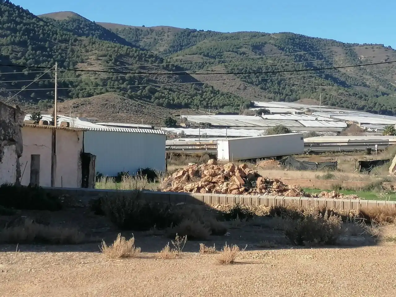 Vista exterior de Terreno industrial en venta en Dalías