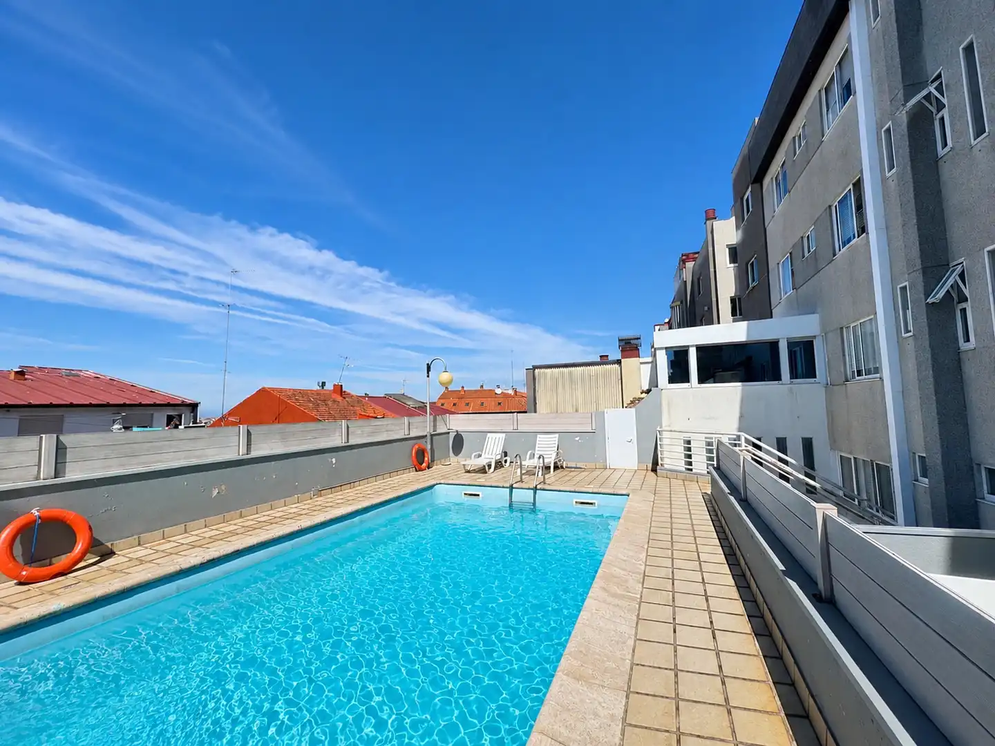 Swimming pool of Duplexes for sale in Vigo   with Air Conditioner, Heating and Parquet flooring