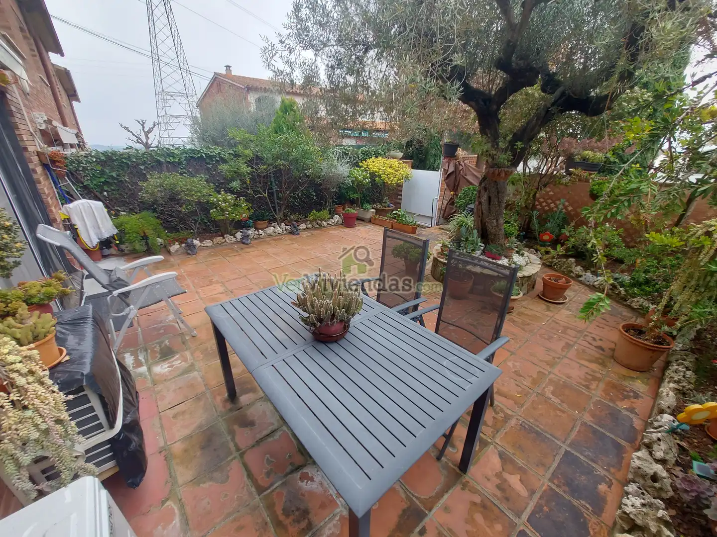 Terraza de Casa adosada en venta en Sant Llorenç d'Hortons con Aire acondicionado, Calefacción y Jardín privado