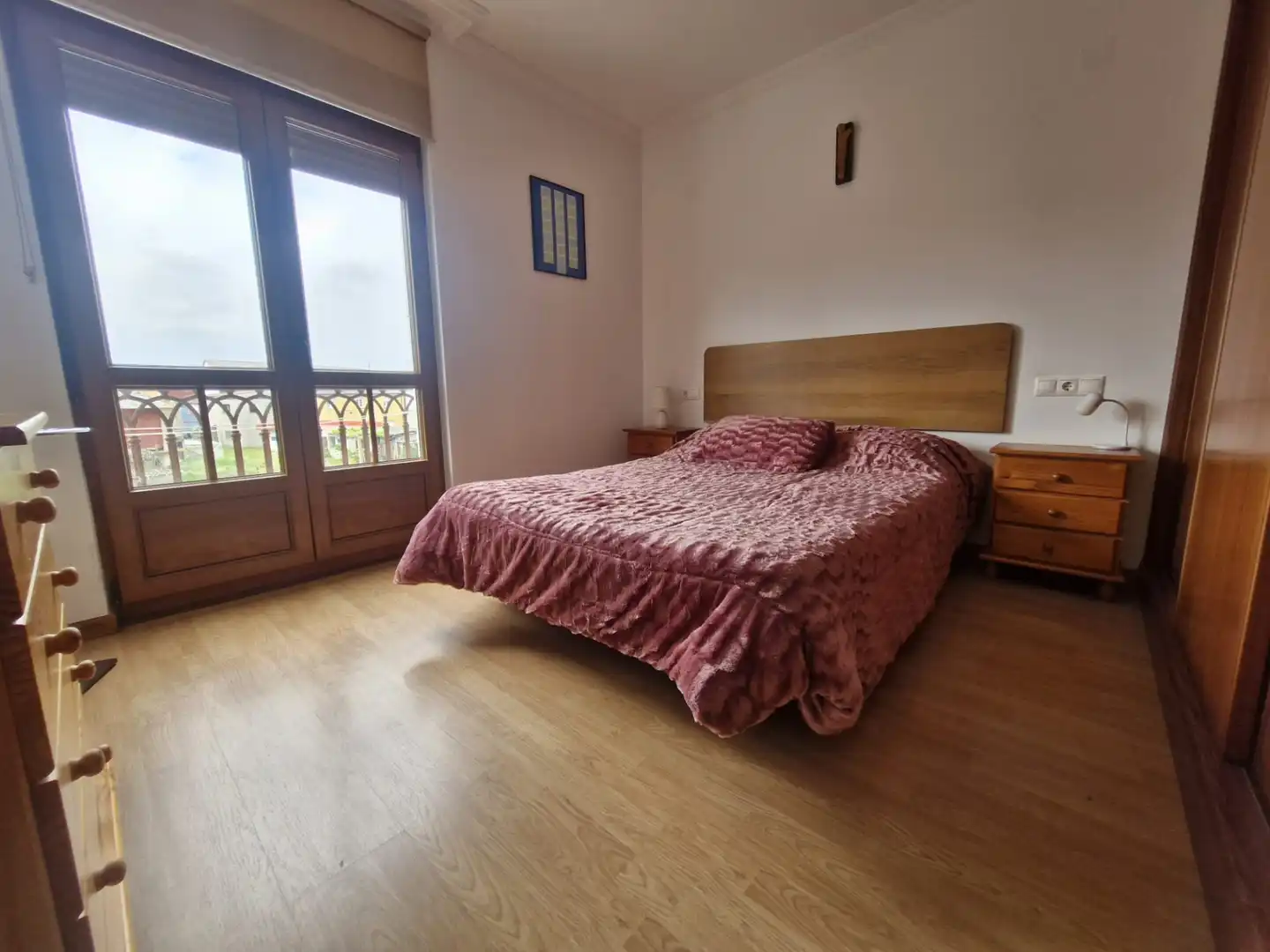 Schlafzimmer von Wohnung zum Verkauf in Foz mit Heizung, Abstellraum und Möbliert