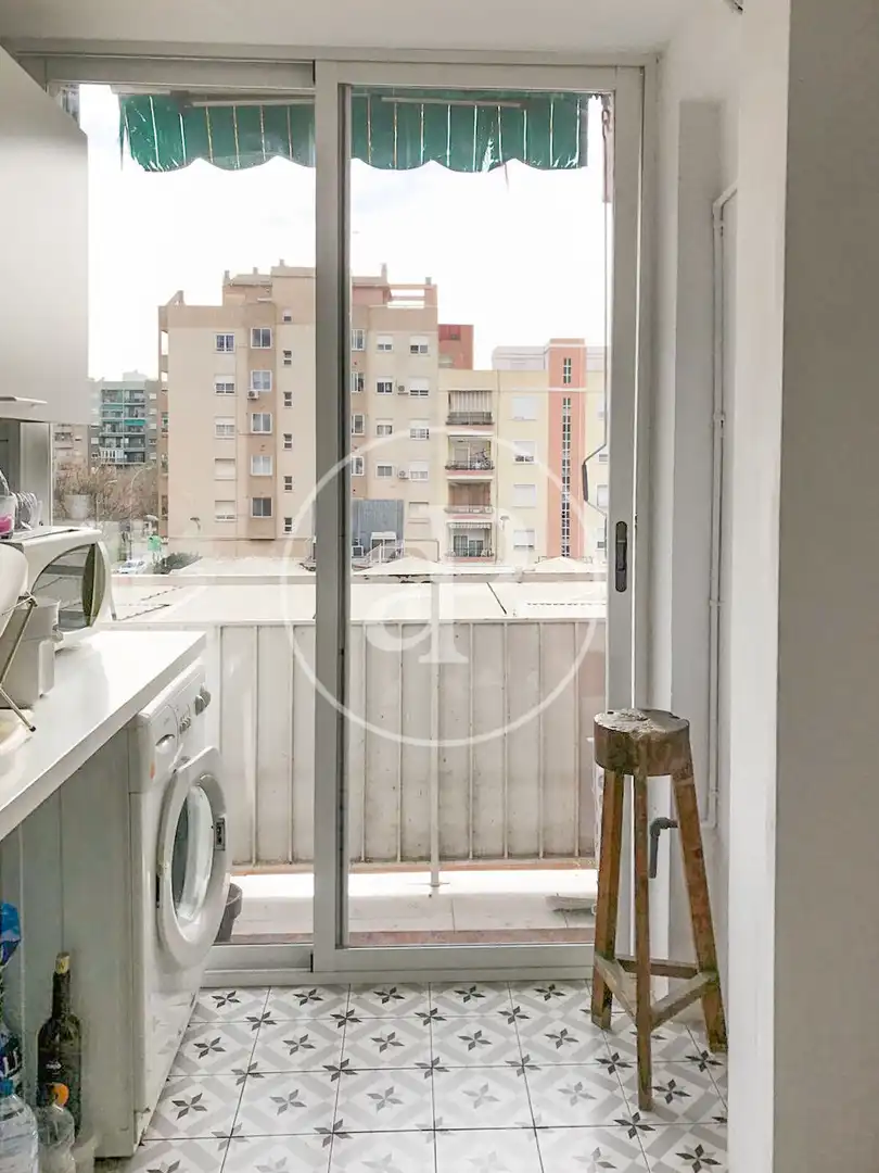 Terrasse von Wohnung zur Miete in Valencia mit Klimaanlage, Heizung und Möbliert