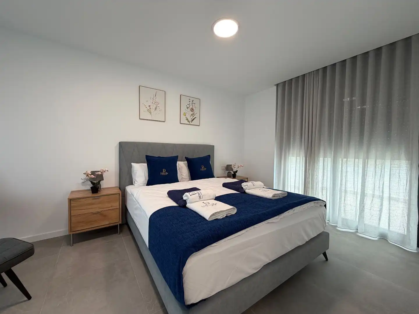 Schlafzimmer von Dachboden zur Miete in Finestrat mit Klimaanlage, Heizung und Privatgarten