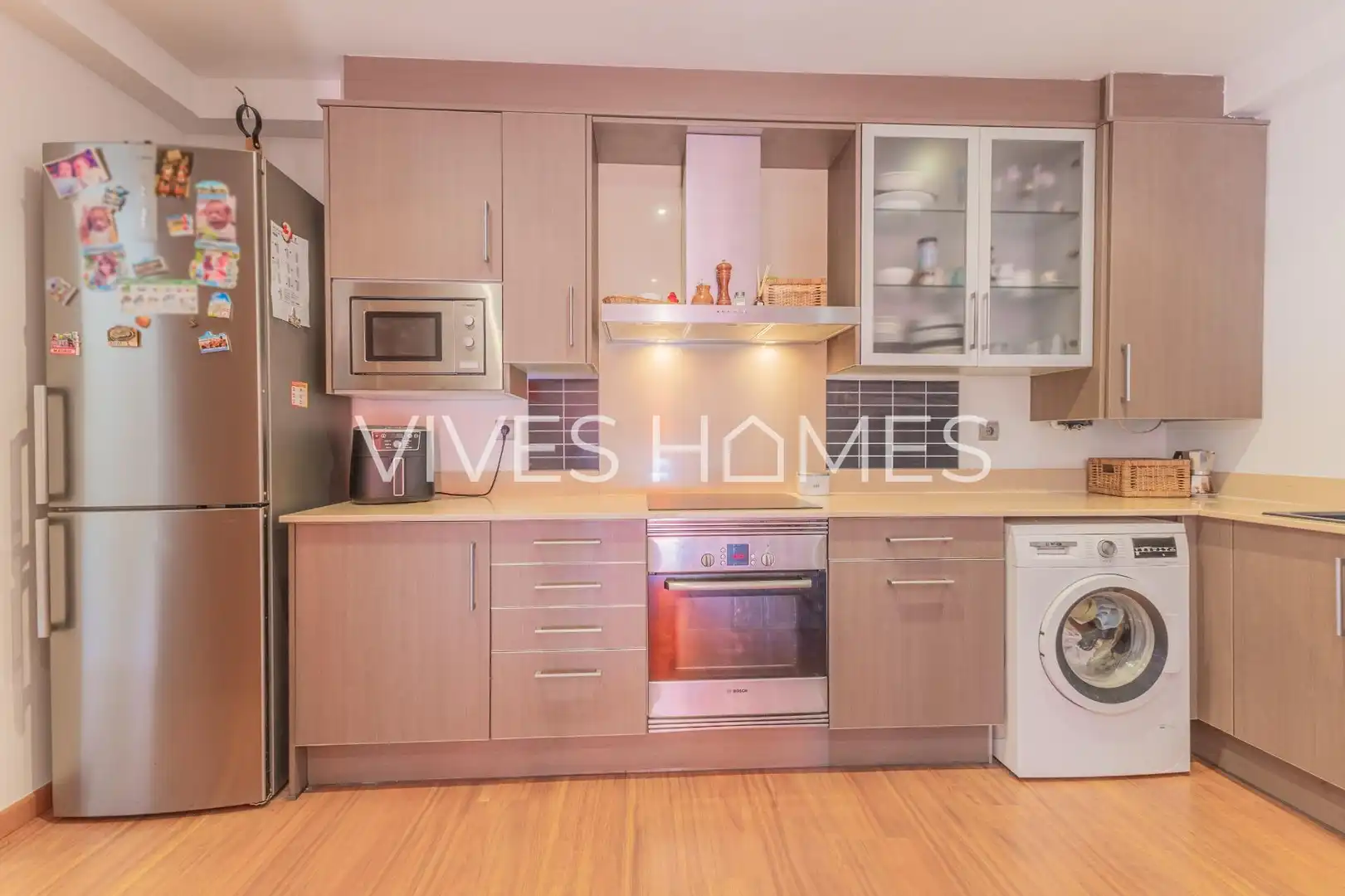 Küche von Wohnung zum Verkauf in Arenys de Mar mit Heizung, Terrasse und Möbliert