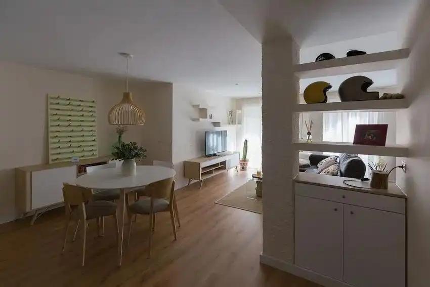 Living room of Flat for rent in Valencia  with Air Conditioner and Balcony